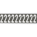 Brady CNL1GR 2 Identical numbers and letters on one card for indoor use 912188