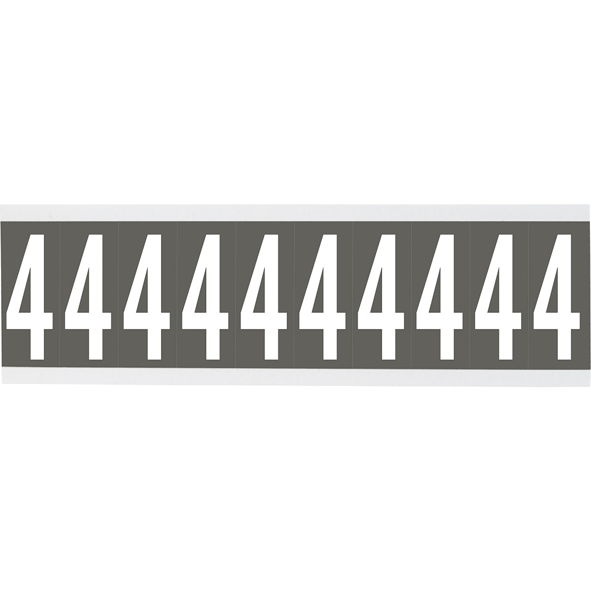 Brady CNL1GR 4 Identical numbers and letters on one card for indoor use 912186
