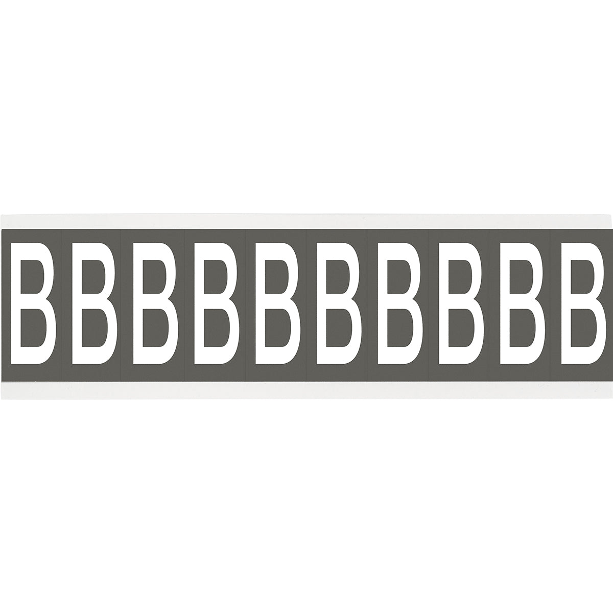 Brady CNL1GR B Identical numbers and letters on one card for indoor use 912179