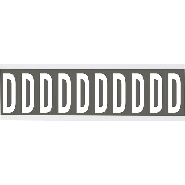 Brady CNL1GR D Identical numbers and letters on one card for indoor use 912177