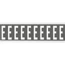 Brady CNL1GR E Identical numbers and letters on one card for indoor use 912176