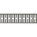 Brady CNL1GR H Identical numbers and letters on one card for indoor use 912173