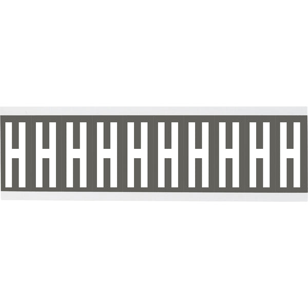 Brady CNL1GR H Identical numbers and letters on one card for indoor use 912173