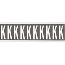 Brady CNL1GR K Identical numbers and letters on one card for indoor use 912170