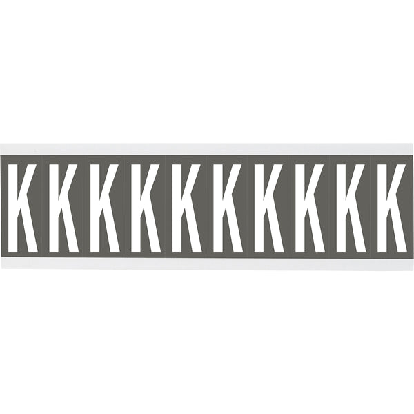 Brady CNL1GR K Identical numbers and letters on one card for indoor use 912170