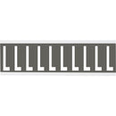 Brady CNL1GR L Identical numbers and letters on one card for indoor use 912169