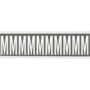 Brady CNL1GR M Identical numbers and letters on one card for indoor use 912168