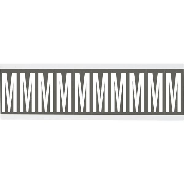 Brady CNL1GR M Identical numbers and letters on one card for indoor use 912168