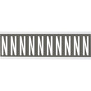 Brady CNL1GR N Identical numbers and letters on one card for indoor use 912167