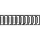 Brady CNL1GR O Identical numbers and letters on one card for indoor use 912166