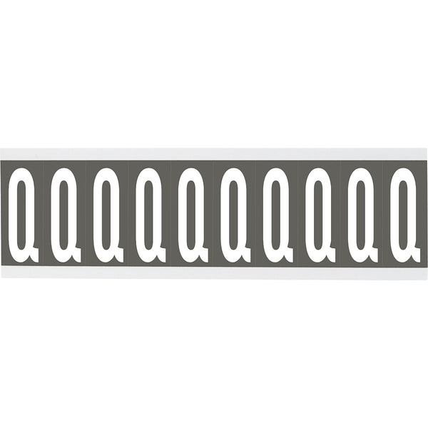 Brady CNL1GR Q Identical numbers and letters on one card for indoor use 912164