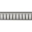 Brady CNL1GR W Identical numbers and letters on one card for indoor use 912158