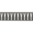 Brady CNL1GR Y Identical numbers and letters on one card for indoor use 912156