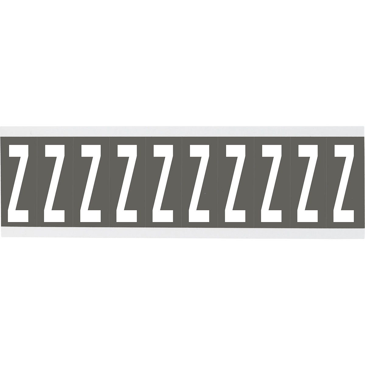 Brady CNL1GR Z Identical numbers and letters on one card for indoor use 912155