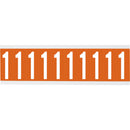 Brady CNL1O 1 Identical numbers and letters on one card for indoor use 912154