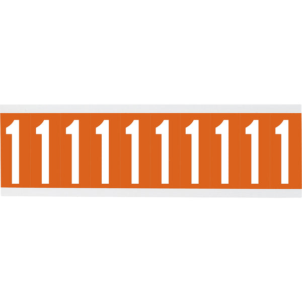 Brady CNL1O 1 Identical numbers and letters on one card for indoor use 912154