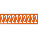 Brady CNL1O 2 Identical numbers and letters on one card for indoor use 912697