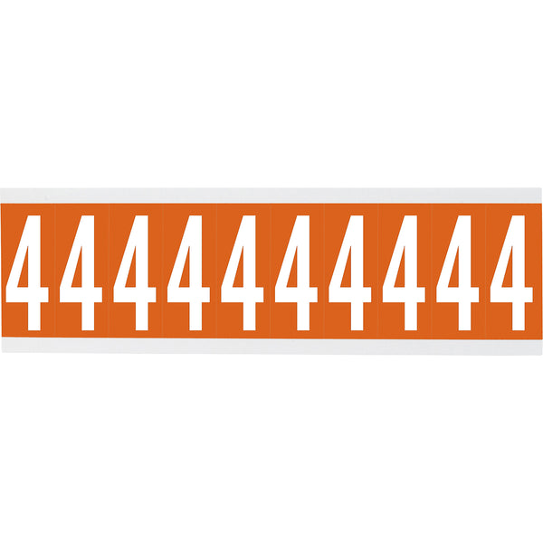 Brady CNL1O 4 Identical numbers and letters on one card for indoor use 912153