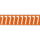 Brady CNL1O 7 Identical numbers and letters on one card for indoor use 912699