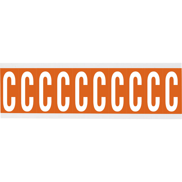 Brady CNL1O C Identical numbers and letters on one card for indoor use 912703