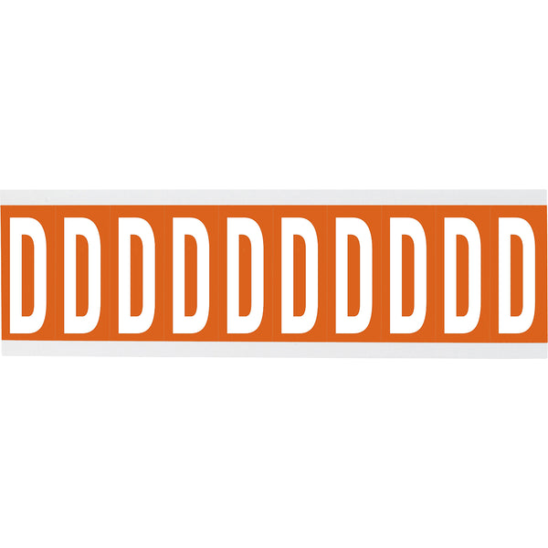 Brady CNL1O D Identical numbers and letters on one card for indoor use 912149