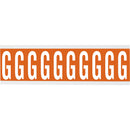 Brady CNL1O G Identical numbers and letters on one card for indoor use 912704