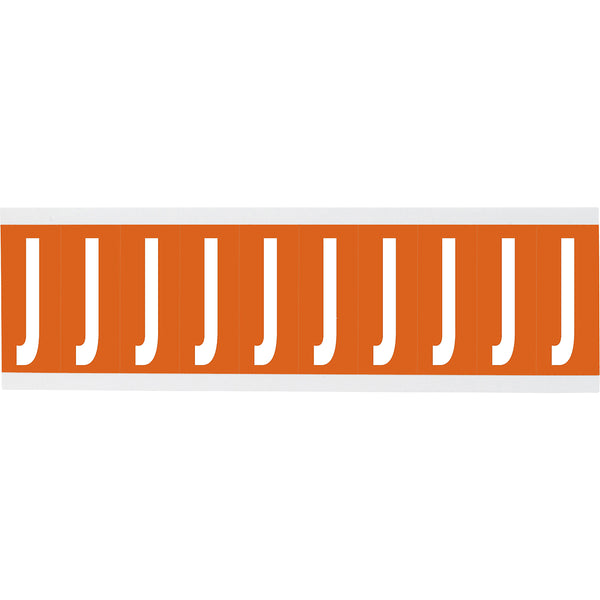 Brady CNL1O J Identical numbers and letters on one card for indoor use 912705