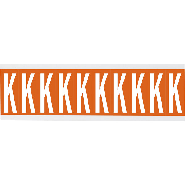 Brady CNL1O K Identical numbers and letters on one card for indoor use 912706