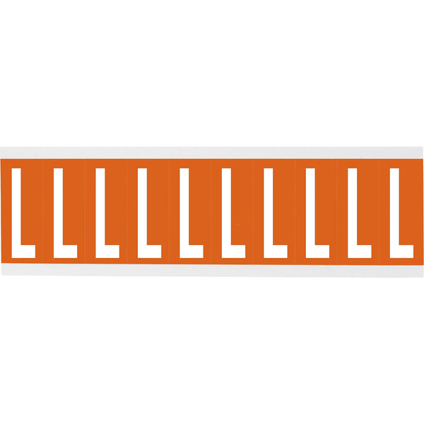 Brady CNL1O L Identical numbers and letters on one card for indoor use 912707