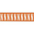 Brady CNL1O N Identical numbers and letters on one card for indoor use 912708