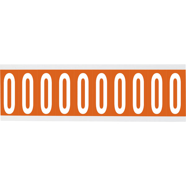 Brady CNL1O O Identical numbers and letters on one card for indoor use 912709