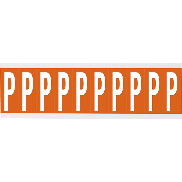 Brady CNL1O P Identical numbers and letters on one card for indoor use 912143