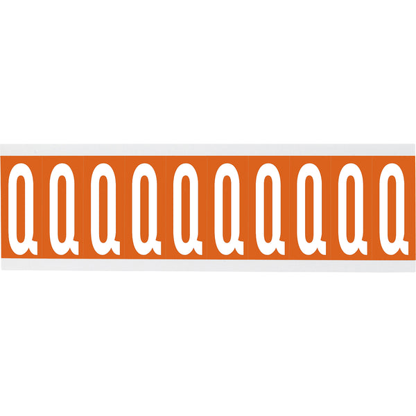 Brady CNL1O Q Identical numbers and letters on one card for indoor use 912142