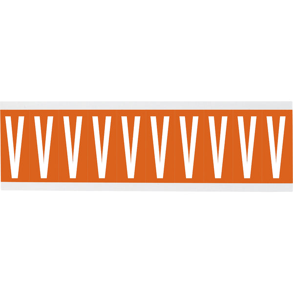 Brady CNL1O V Identical numbers and letters on one card for indoor use 912713