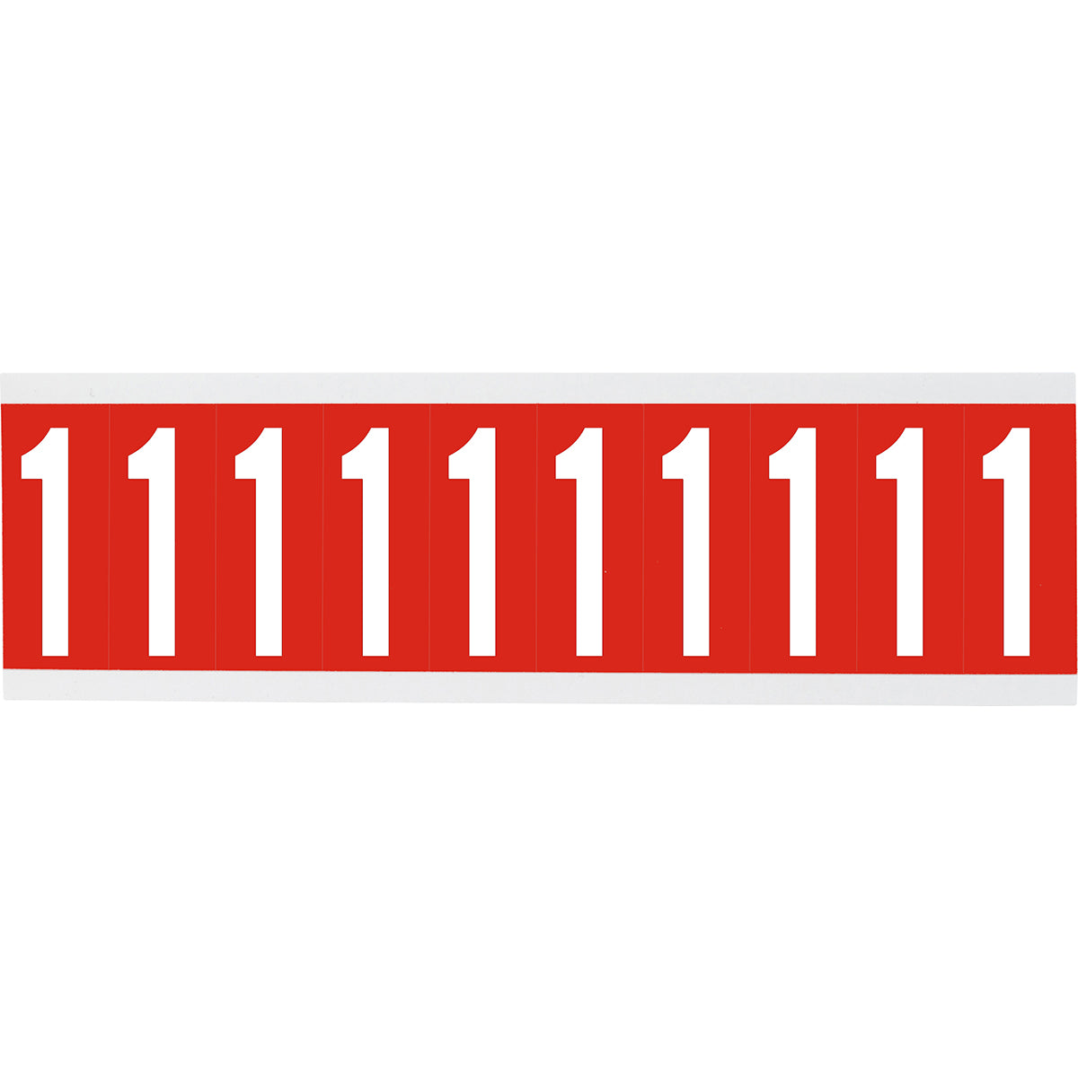 Brady CNL1R 1 Identical numbers and letters on one card for indoor use 912136