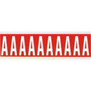 Brady CNL1R A Identical numbers and letters on one card for indoor use 912127