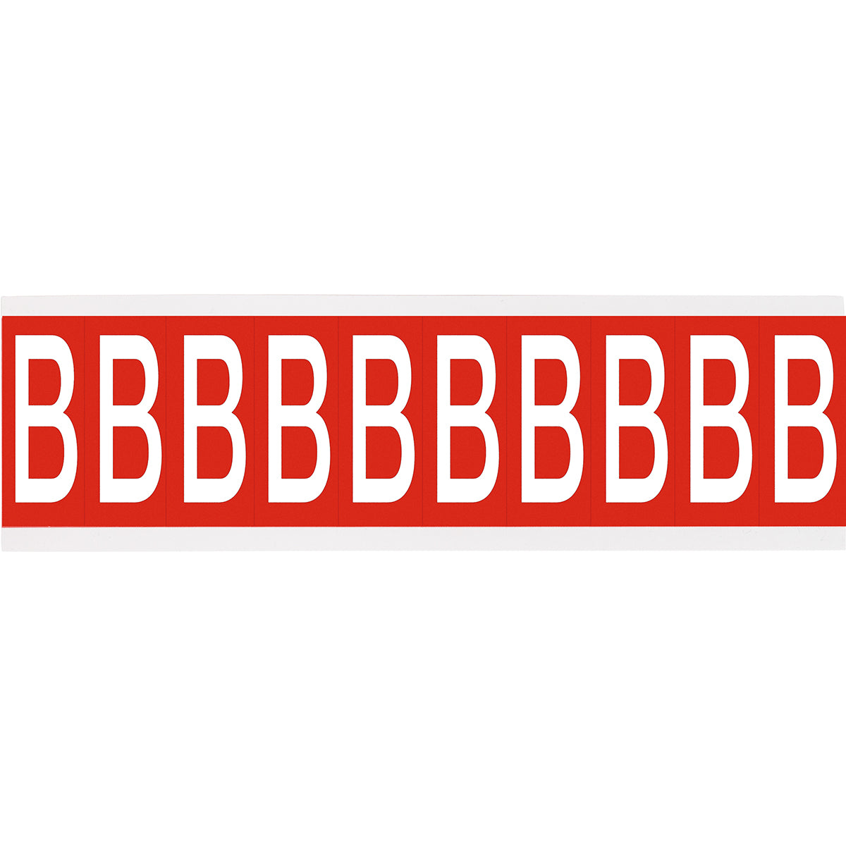 Brady CNL1R B Identical numbers and letters on one card for indoor use 912125