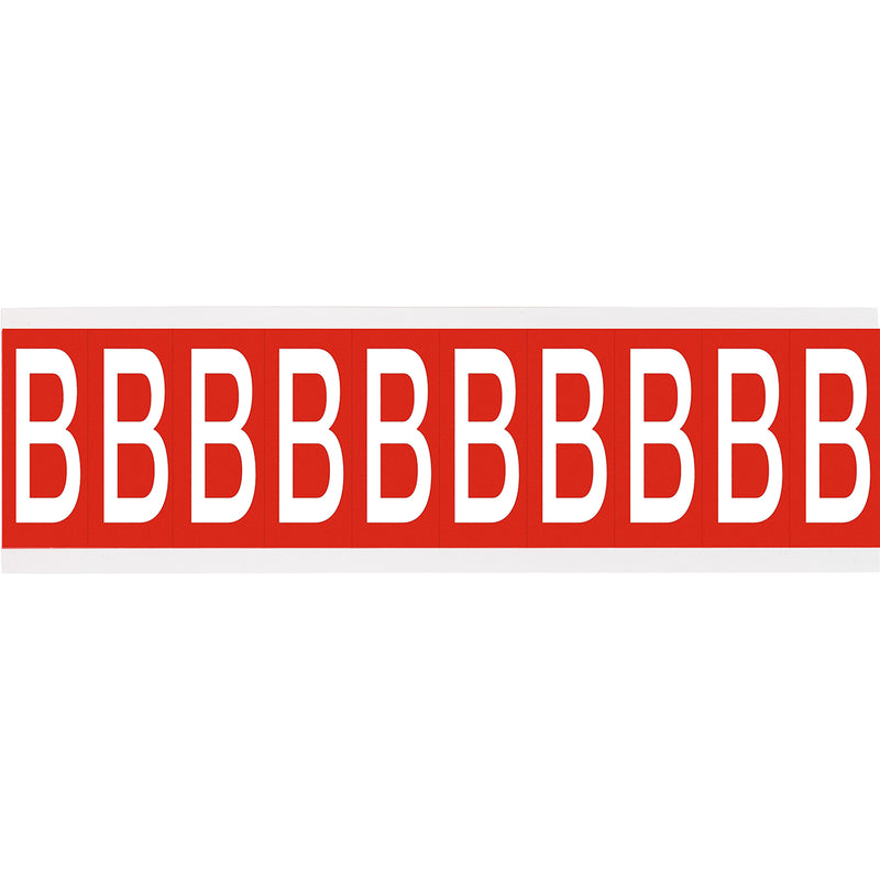 Brady CNL1R B Identical numbers and letters on one card for indoor use 912125