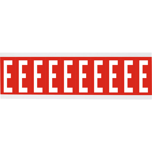 Brady CNL1R E Identical numbers and letters on one card for indoor use 912121