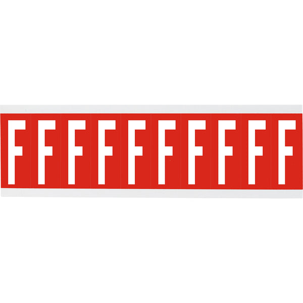 Brady CNL1R F Identical numbers and letters on one card for indoor use 912120