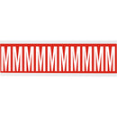 Brady CNL1R M Identical numbers and letters on one card for indoor use 912113