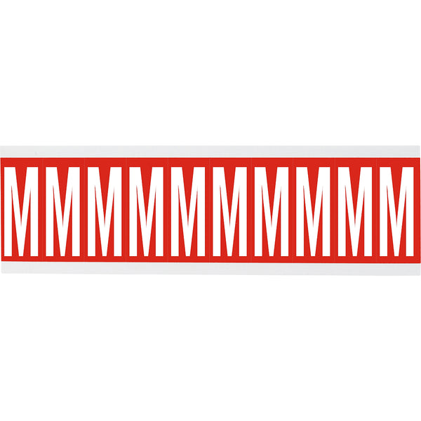 Brady CNL1R M Identical numbers and letters on one card for indoor use 912113