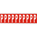 Brady CNL1R P Identical numbers and letters on one card for indoor use 912110