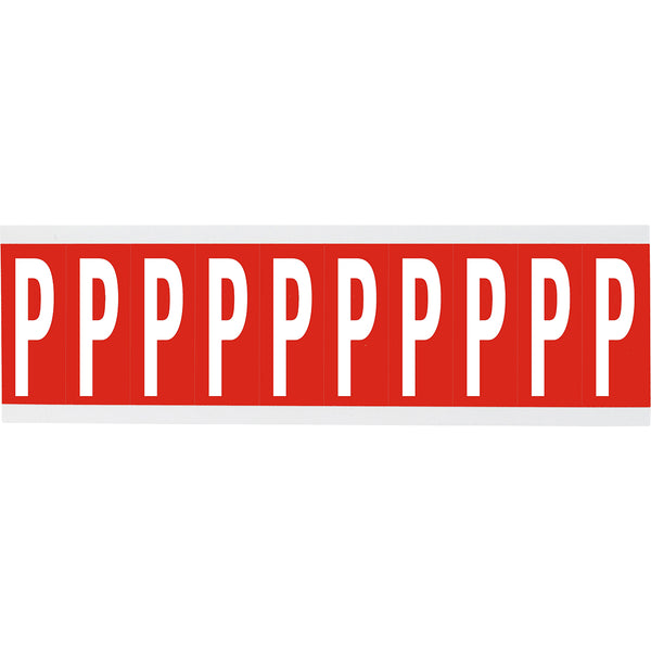 Brady CNL1R P Identical numbers and letters on one card for indoor use 912110