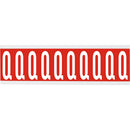 Brady CNL1R Q Identical numbers and letters on one card for indoor use 912109