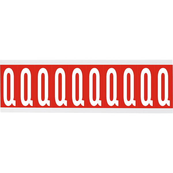 Brady CNL1R Q Identical numbers and letters on one card for indoor use 912109