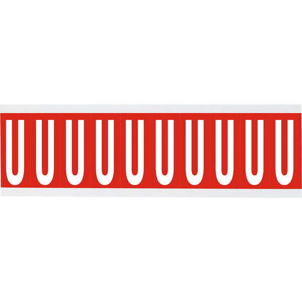 Brady CNL1R U Identical numbers and letters on one card for indoor use 912105