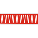 Brady CNL1R V Identical numbers and letters on one card for indoor use 912104