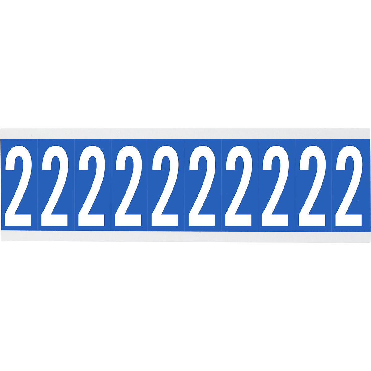 Brady CNL2B 2 Identical numbers and letters on one card for indoor use 912097