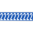 Brady CNL2B 2 Identical numbers and letters on one card for indoor use 912097